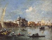 Francesco Guardi The Giudecca with the Zitelle oil painting artist